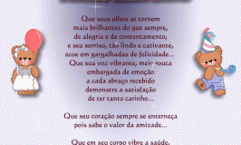Feliz aniversário com carinho