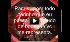 Vídeo com mensagem desejando uma linda semana
